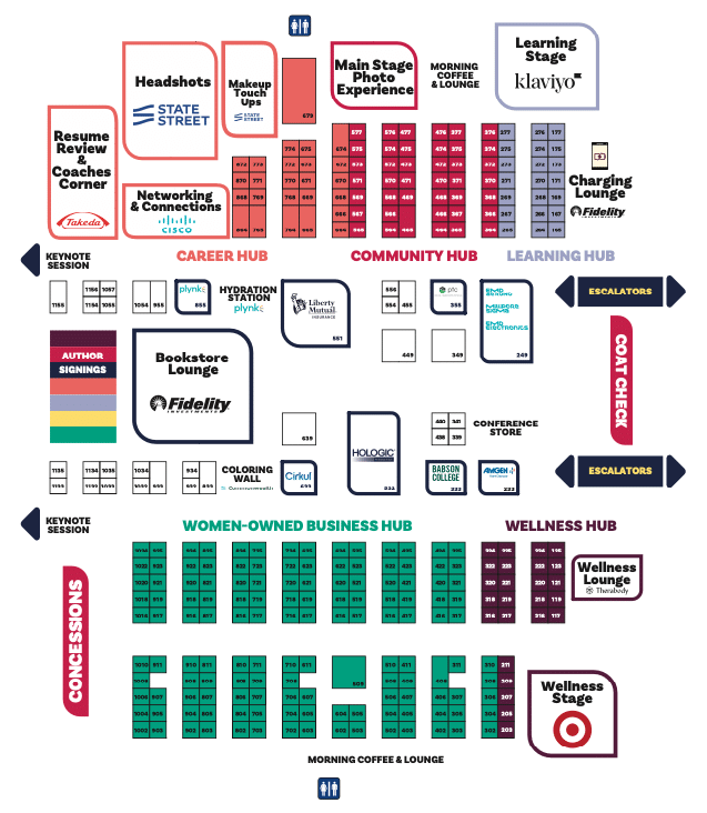 Map of the 2024 MACFW Interactive Hall